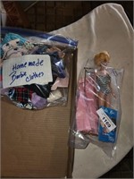 Vintage Homemade Doll Clothes & Midge Doll