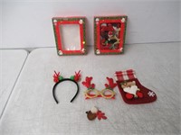 (2) Christmas-Themed Accessory Set
