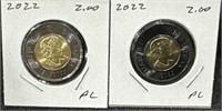 Canada 2022 Black Toonies!