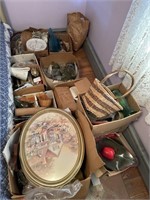 All Plates, Glassware & Collectibles in Boxes in