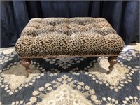 Distinguished Cheetah High end tufted Ottoman on