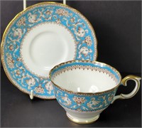 Crown Staffordshire Blue Ellesmere Pattern