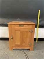 Vintage Wood White Clad Ice Box Style Table