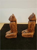 Pair of Ceramic Cat Figures