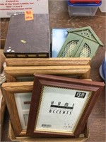Small  Picture frames and 4 x 6 photo albums