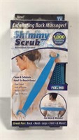 New Shimmy Scrub Exfoliating Back Massager