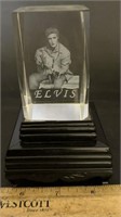 ELVIS COLLECTIBLE-ETCHED PRISM