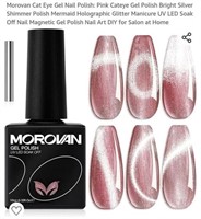 MSRP $5 Cats Eye Pink Gel Polish with Tool