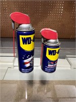 2 MOSTLY FULL CANS OF WD-40