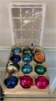 Vintage Christmas Glass Ornaments as seen