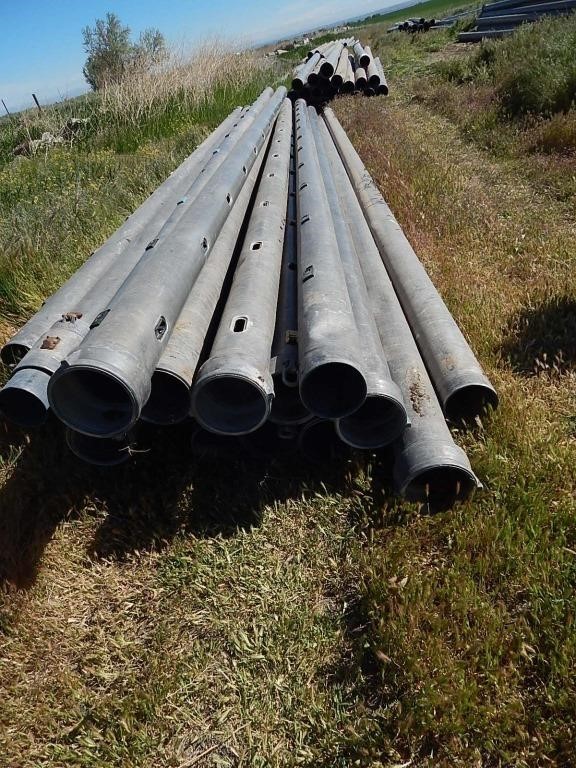 Hastings 8" Aluminum Gated Pipe 20 Joints 30' Long