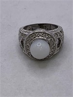 SIGNED RP STAMPED STERLING SILVER RING