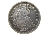 1839 Half Dime No Drapery