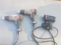 2 Porta Cable heat guns and soldering gun