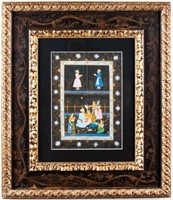 Indian Miniature Painting on Silk