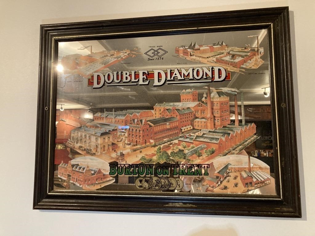 Double Diamond Brewers Mirrored Sign