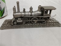 Danbury Mint Pewter Train w tracks, #119