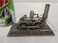 Danbury Mint Pewter Train w tracks