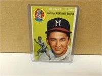 1954 Topps Johnny Logan #122 Baseball Card