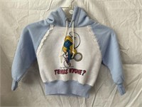 Vintage Clothing - Toddler's Smurfette Hoodie