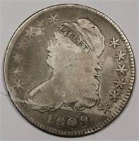 1809 Bust Half Dollar Early Date