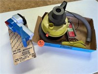 12 V Vacuum Cleaner and Battery Power Vac