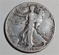 1938 P Walking Liberty Half Dollars