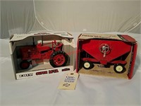 Ertl IHC Farmall SMTA Tractor and Gravity Wagon