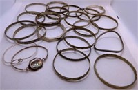 (21) Sterling Silver Bracelets