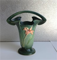 Roseville Zephyr Lily Pottery Vase 11" Tall
