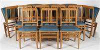 Louis Rastetter & Sons, 12 "Solid Kumfort" Chairs