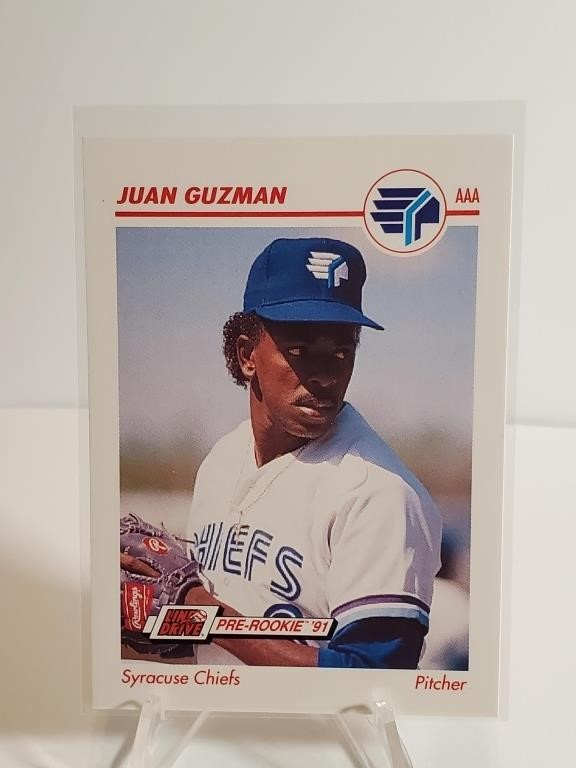 1991 Impel Line Drive Pre Rookie Juan Guzman RC