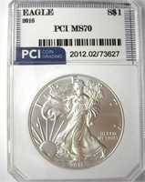 2016 Silver Eagle PCI MS70