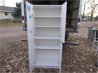 White cupboard 6ft. x 2 1/2 ft.