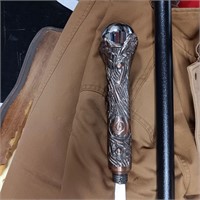 Wizard's Apprentice Bronze Toned Sword Cane