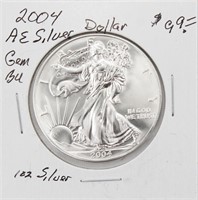 2004 1 OZ American Eagle Silver Dollar BU