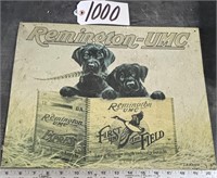 Remington UMC Metal Advertising Sign