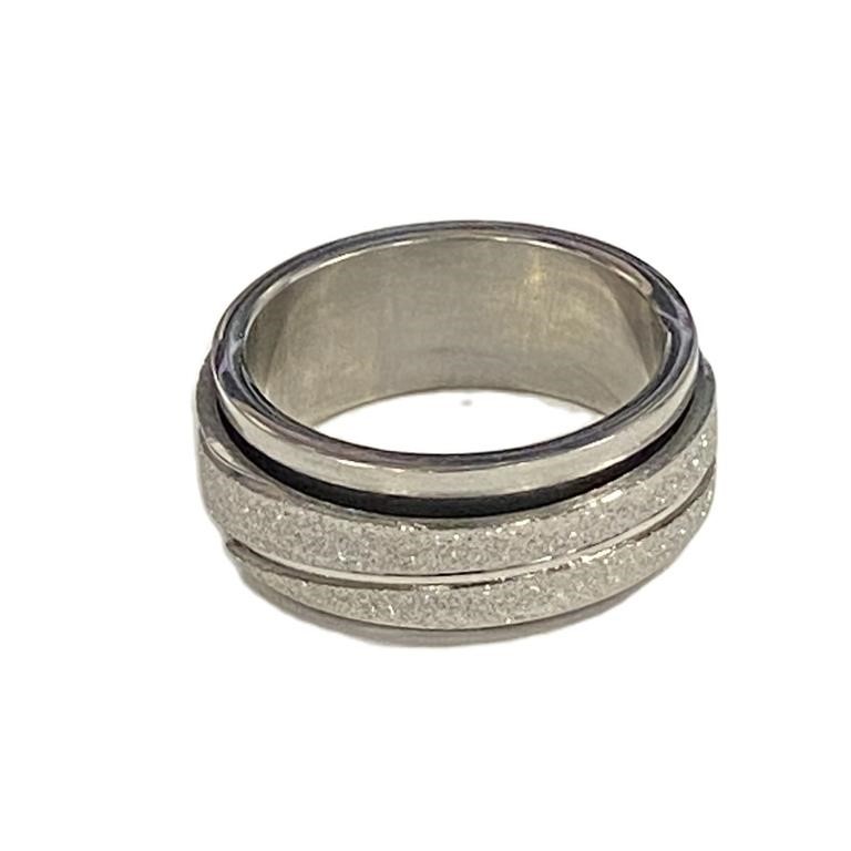 Men's Stylish Fidget Ring Size 7