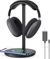 Headphone Stand with Wireless Charger