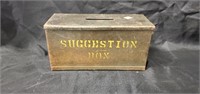 Metal suggestion box