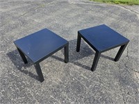 PAIR OF IKEA END TABLES