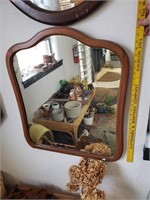 Wooden Framed Mirror