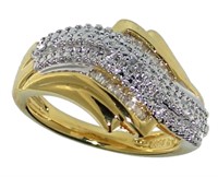 Elegant Diamond Accented Dinner Ring