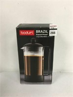 BODUM BRAZIL FRENCH PRESS 8 CUP COFFEE
