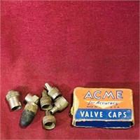 Acme Valve Caps & Box (Vintage)