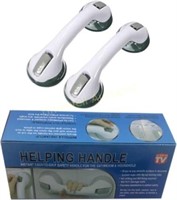 2 Pack 12 inch Grab Bars  Suction Cup Grip
