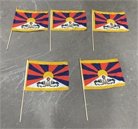 Collection of Miniature Tibetan Flags
