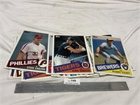Lot Of 1985 Topps Supers