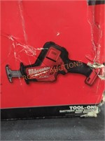 Milwaukee M18 One handed Hackzall recip Saw, tool