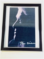 Bill Clinton Signed Photo, Framed